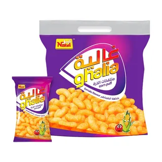 Nabil Ghalia Tomato Corn Puff Snacks, 25x16g