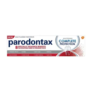 بارودونتكس كومبليت بروتكشن وايتنينج معجون أسنان لللثة أكثر صحة وأسنان أقوى، 75ml