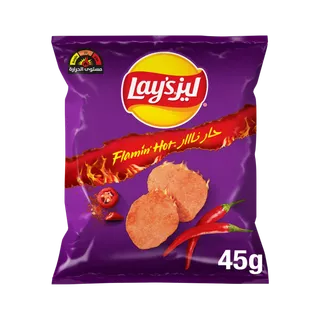 Lay's Flamin' Hot Potato Chips, 45g