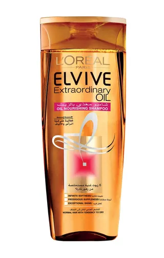 L'Oreal Paris Elvive Extraordinary Oil Nourishing Shampoo with 6 Flower Oils for Normal to Dry Hair, 400ml
