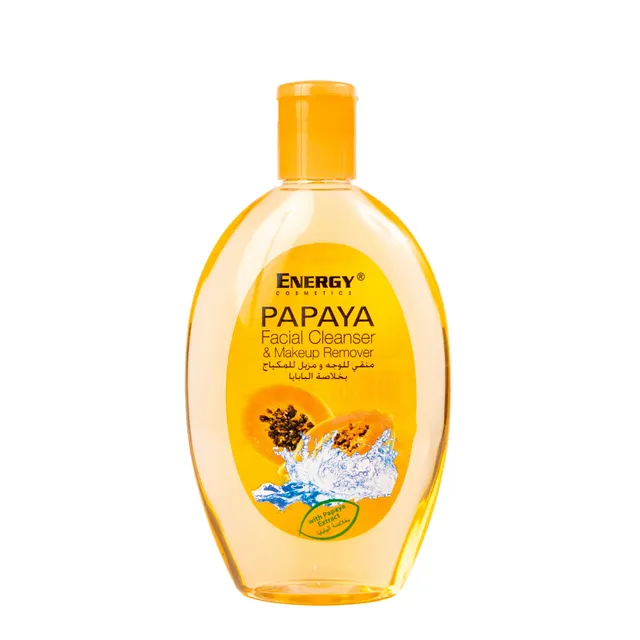 Energy Cosmetics Papaya Facial Cleanser And Makeup Remover, 235ml