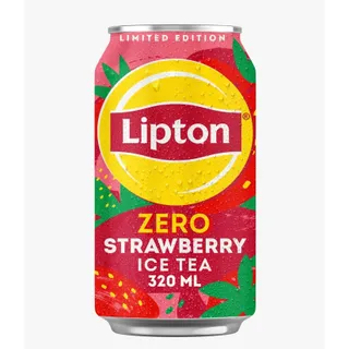 Lipton Zero Sugar Strawberry Ice Dream Iced Tea Limited Edition, 320ml