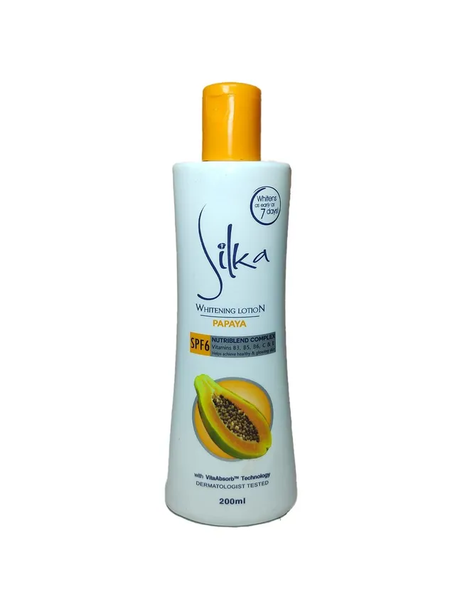 Silka Whitening Lotion Papaya 200 ml