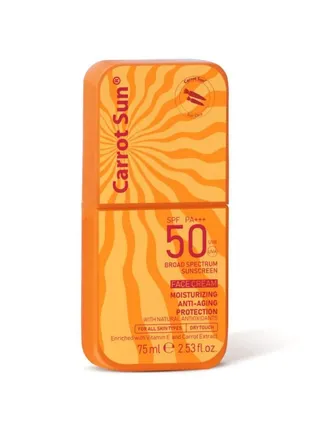 Carrot Sun SPF 50 Sunscreen Face Cream, 75ml