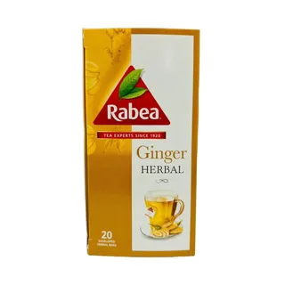 Rabea Ginger Herbal Tea, 20 Bags