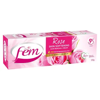 Fem USA Hair Removal Cream with Rose, 120g