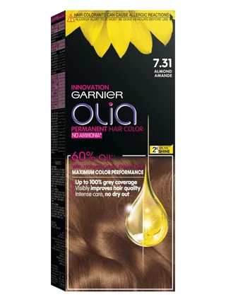 Garnier Hair Dye Olia 7.31 Almond, 1 Pack
