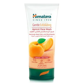 Himalaya Gentle Exfoliating Face Wash with Apricot & Aloe Vera for All Skin Types, 150ml