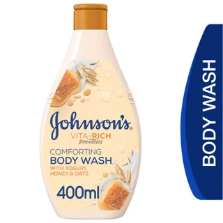 Johnson's Vita-Rich Smoothies Comforting Body Wash with Yogurt, Honey & Oats, 400ml