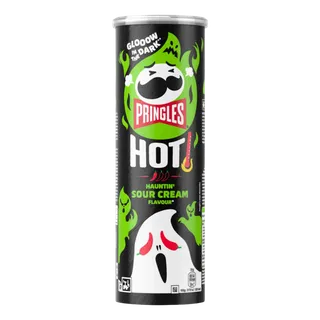 Pringles Hot Haunting Sour Cream Flavour Potato Snack, 160g
