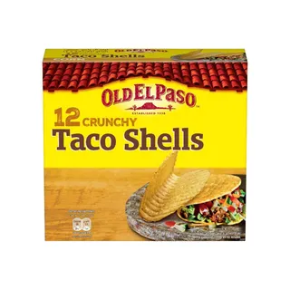 Old El Paso Crunchy Taco Shells, 12 Pieces, 156g