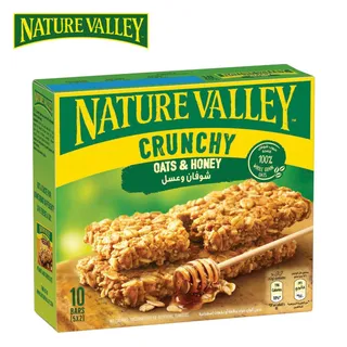 Nature Valley Crunchy Granola Bars with Honey & Oats, 5x42g