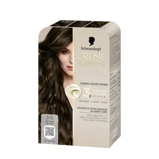 Schwarzkopf Creme Supreme Light Brown Hair Color