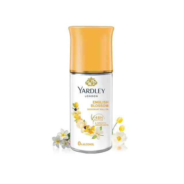 Yardley English Blossom Roll-on Deodorant, 50ml
