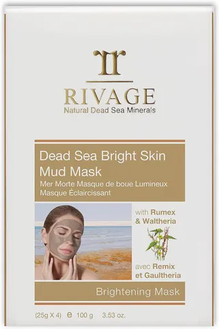 Revage Dead Sea Bright Skin Mud Mask - Brightening Mask,  4 x 25 g