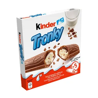 Kinder Tronky Cocoa Wafer with Chocolate 5x18g