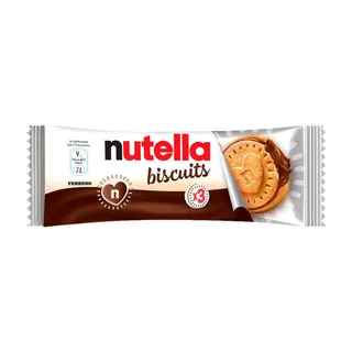 Nutella Biscuits Crunchy Chocolate Hazelnut Spread Filled Biscuit, Pack of 3 Biscuits, 41.4g