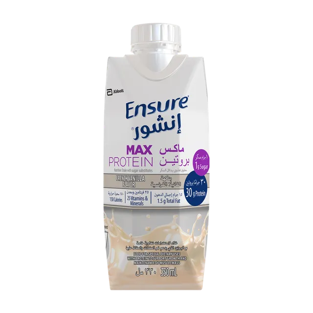 Ensure French Vanilla Flavor Max Protein Drink, 330ml