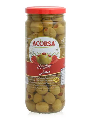 Acorsa Stuffed Green Olives, 470g