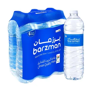 Barzman Natural Water, 6x1.5L