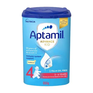 Aptamil Advance Kid 4 Milk Formula, Palm Oil Free, 3-6 Years, 800g