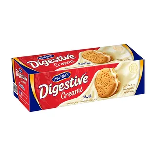 McVitie's Digestive Creams Vanilla Cream Filled Wheat Biscuit, 100g