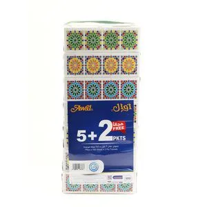 أول مناديل وجه 7 X 150 ورقة