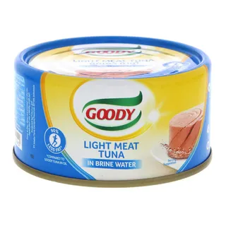 Goody Light Meat Tuna in Brine Water, 185g