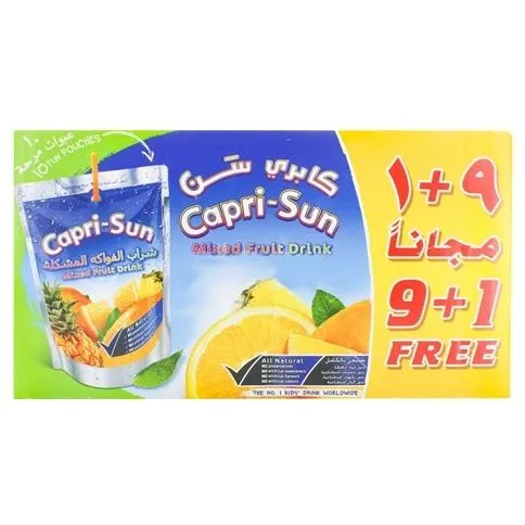 Capri-Sun Mixed Fruit Juice, 10x200ml
