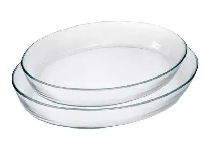 Oval Bakeware 2Pcs Set 1.6L+2.4L