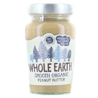 Whole Earth Organic Smooth Peanut Butter 340 g