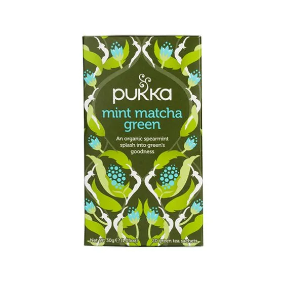Pukka Organic Mint Matcha Green Tea Bags, 20 Pieces
