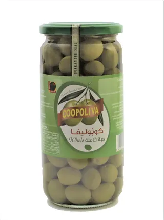 Coopoliva Green Whole Olives 425 G