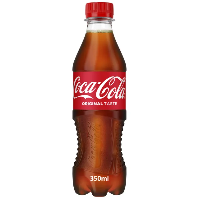 كوكا كولا أوريجينال تيست مشروب غازي بيتر، 350ml