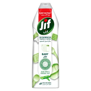 Jif Baby Aloe Vera & Mineral Salt Dishwashing Liquid, 750ml