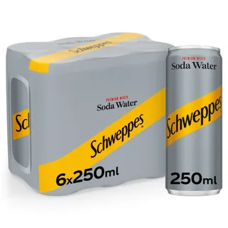 شوايبس صودا ووتر، 6x250ml
