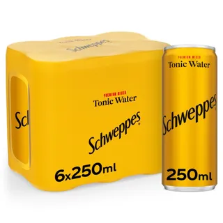 شوايبس تونيك ووتر كان، 6x250ml