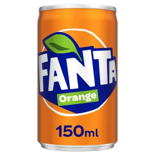 Fanta Orange Carbonated Soft Drink Can, 150ml