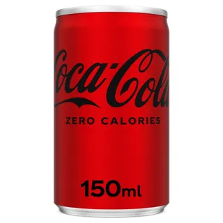 Coca-Cola Zero Calories Soft Drink Can, 150ml