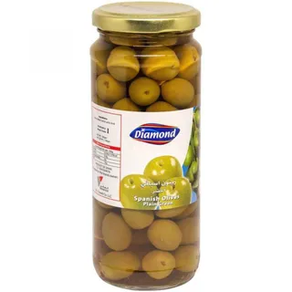 Diamond Plain Green Olives, 595g