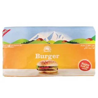 Rupp Burger with Cheddar Sliced Cheese, 800g