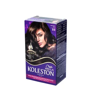 Wella Koleston Light Brown 5/0 Hair Color Kit