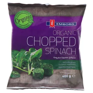 Emborg Organic Spinach Chopped 400 g