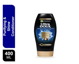Garnier Ultra doux Black Charcoal Conditioner, 400ml