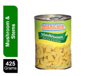 Americana Mushrooms Pieces & Stems 425g