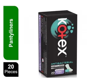 Kotex Liners Long Flat Scented, 20 Pieces