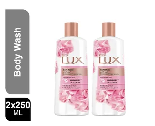 لوكس سوفت روز يوفوريا غسول جسم 250 ml x 2 Pcs 15% Off