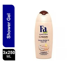 Fa Shower Gel Cacao Butter 250 ml 2 + 1 Free