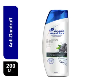 Head & Shoulders Charcoal Detox Anti-Dandruff Shampoo, 200ml