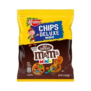 Keebler Chips Deluxe M&M Mini Cookies 1.6 Oz 45G
